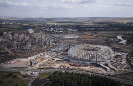 Construction of Mordovia Arena
