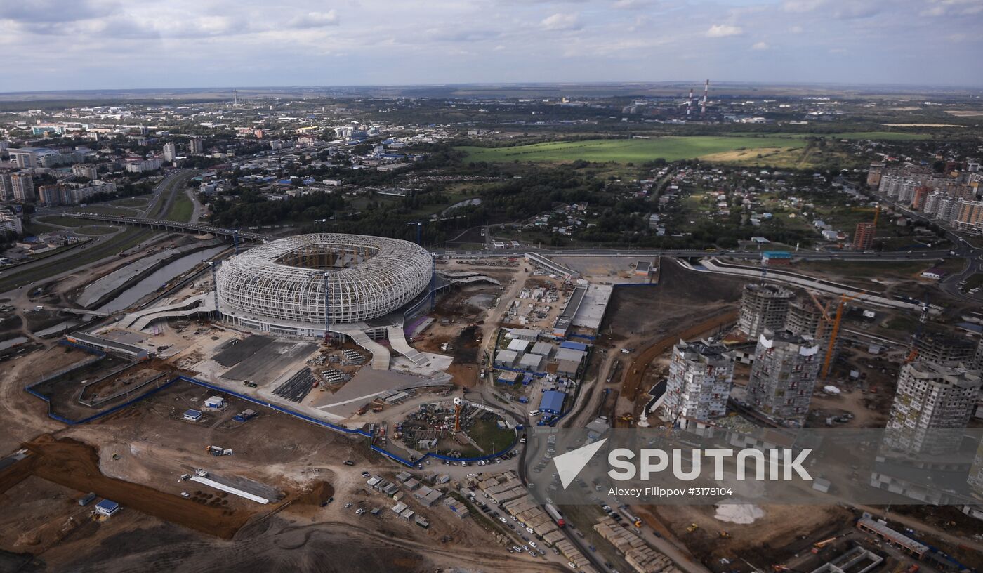 Construction of Mordovia Arena