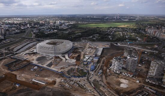 Construction of Mordovia Arena