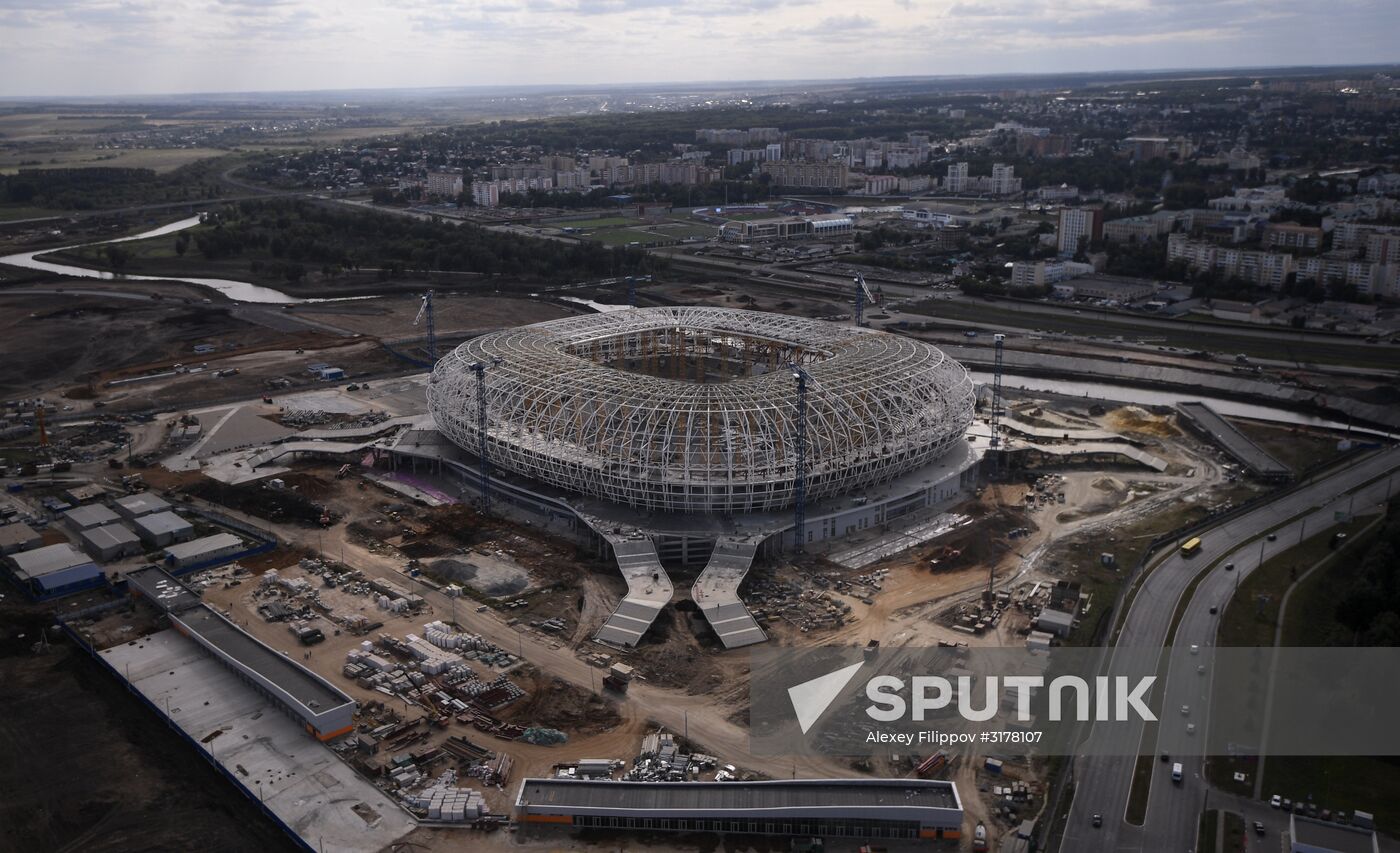 Construction of Mordovia Arena