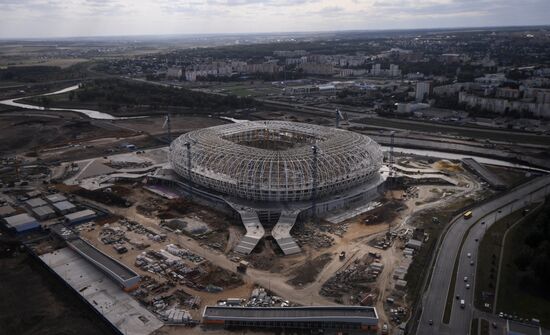 Construction of Mordovia Arena