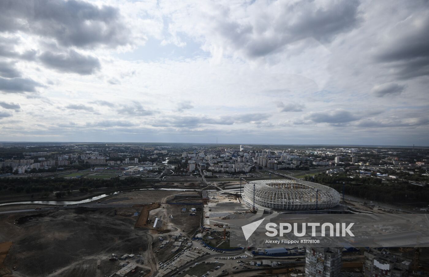 Construction of Mordovia Arena