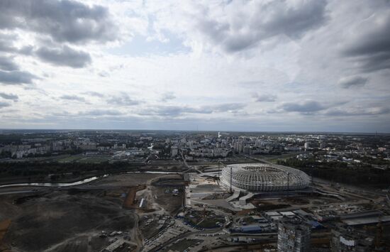 Construction of Mordovia Arena