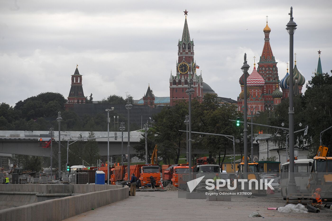 Streets undergo reconstruction in Moscow