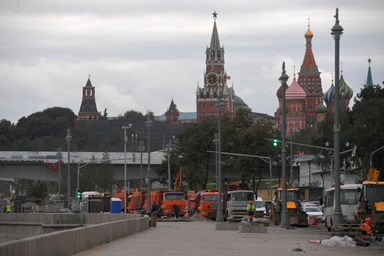 Streets undergo reconstruction in Moscow