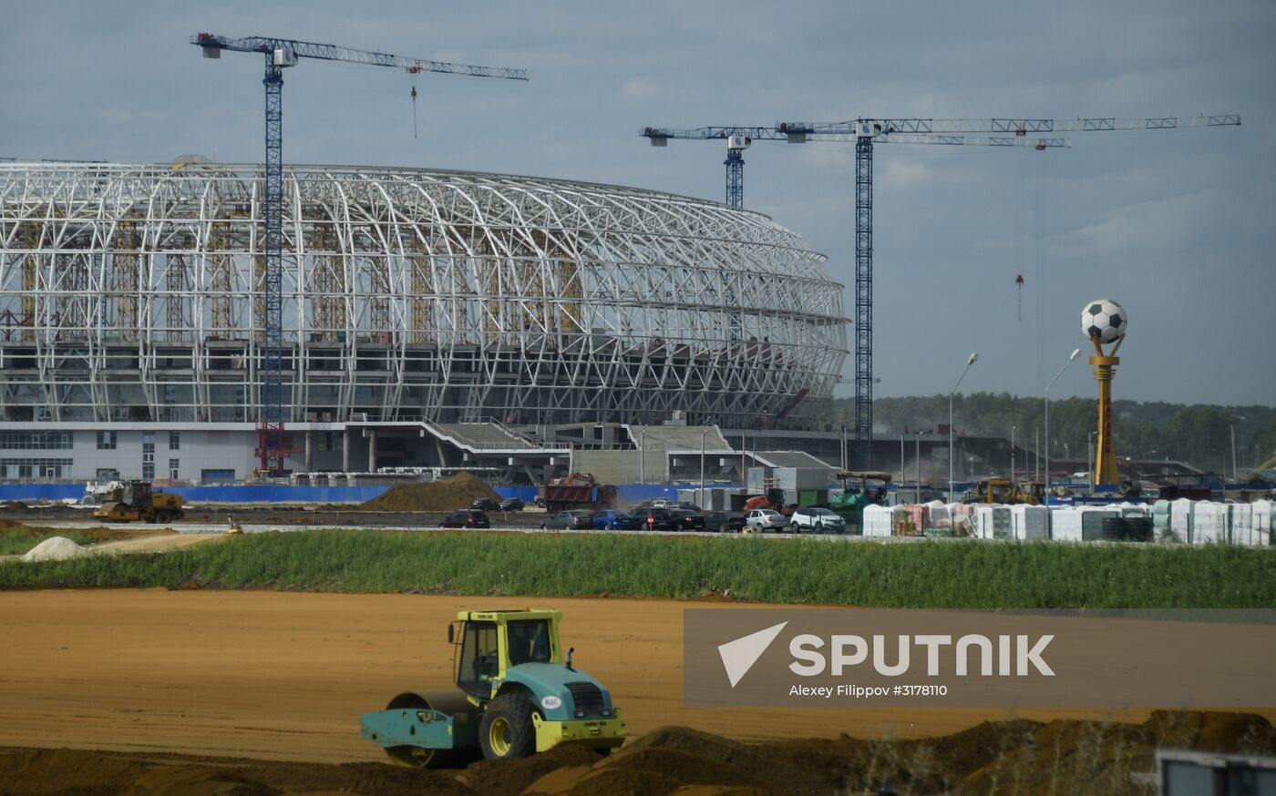 Construction of Mordovia Arena