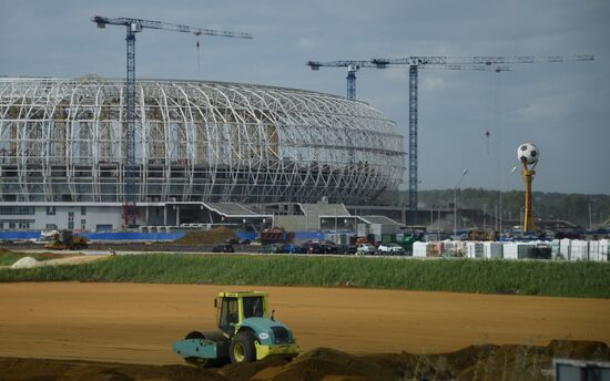 Construction of Mordovia Arena
