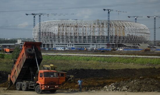Construction of Mordovia Arena