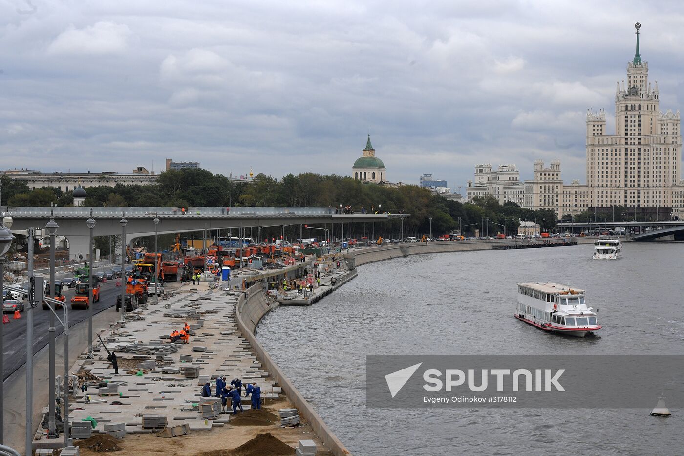 Streets undergo reconstruction in Moscow