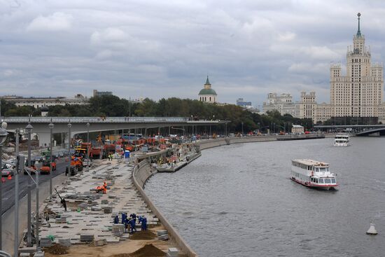 Streets undergo reconstruction in Moscow