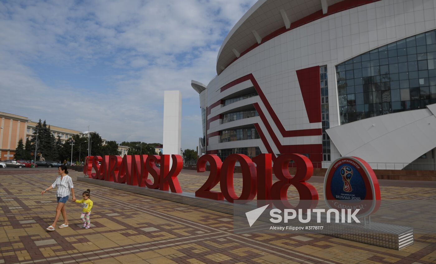 Construction of Mordovia Arena