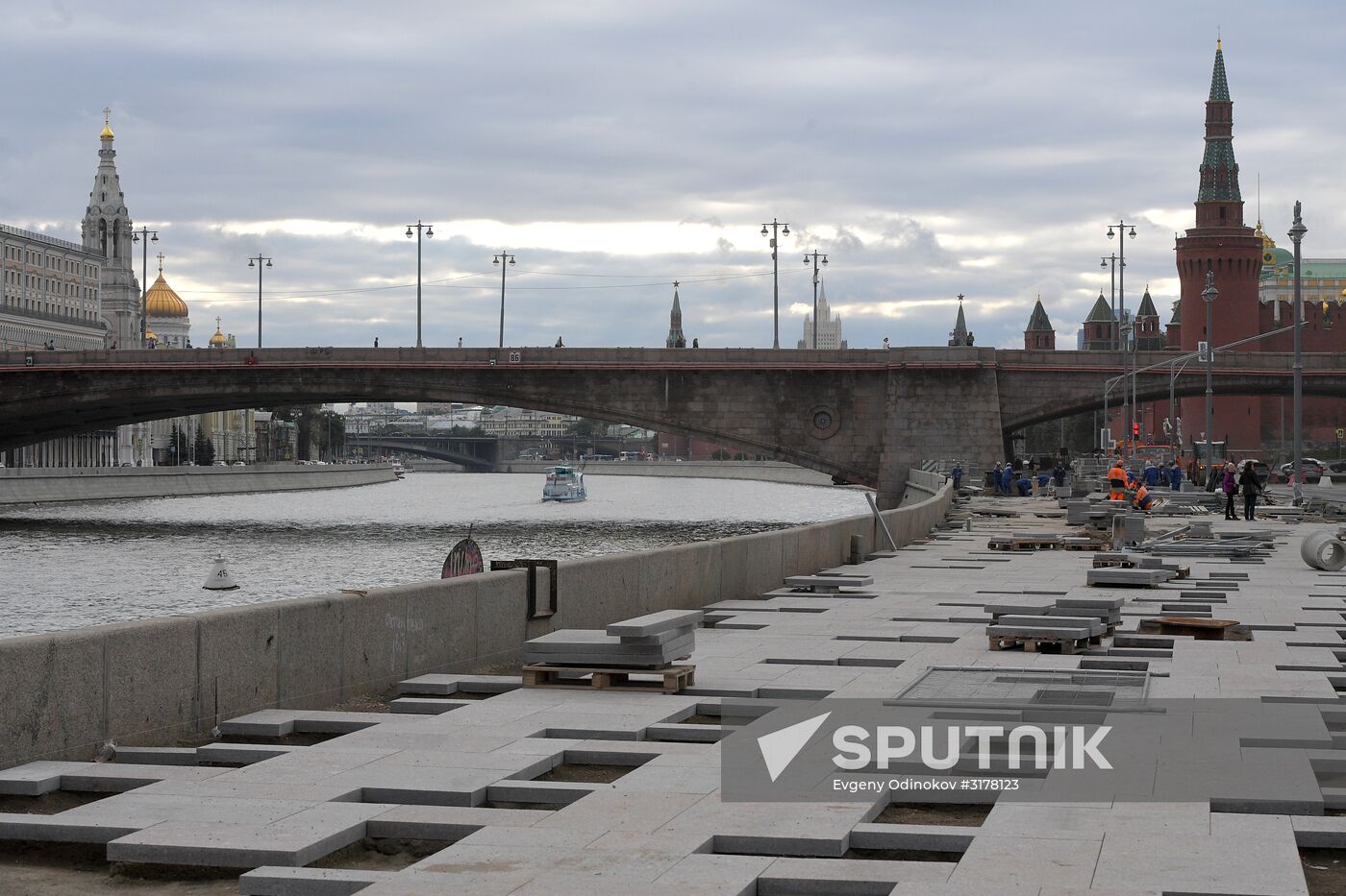 Streets undergo reconstruction in Moscow