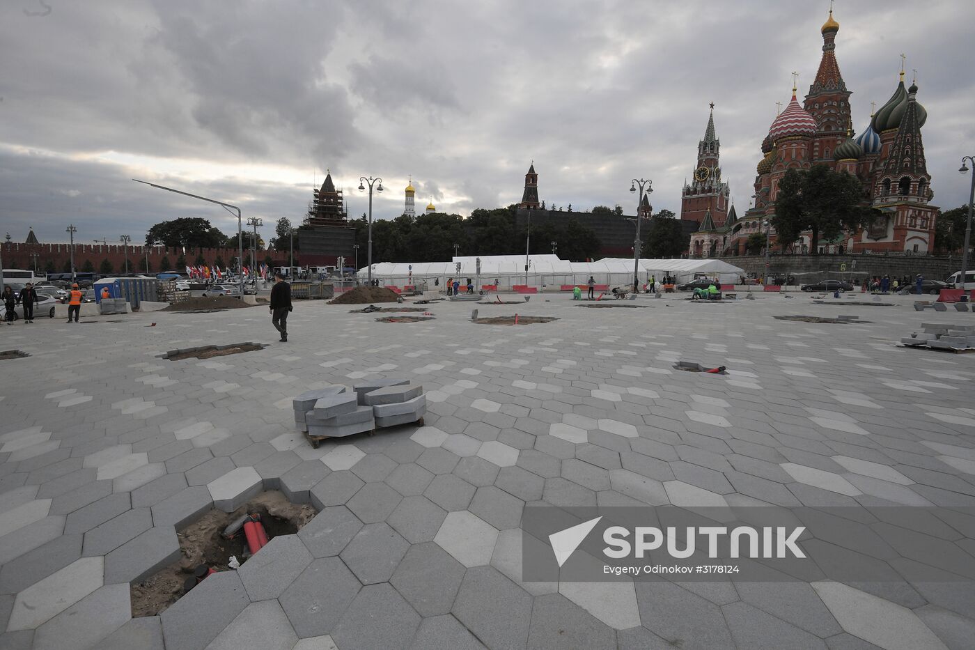 Streets undergo reconstruction in Moscow