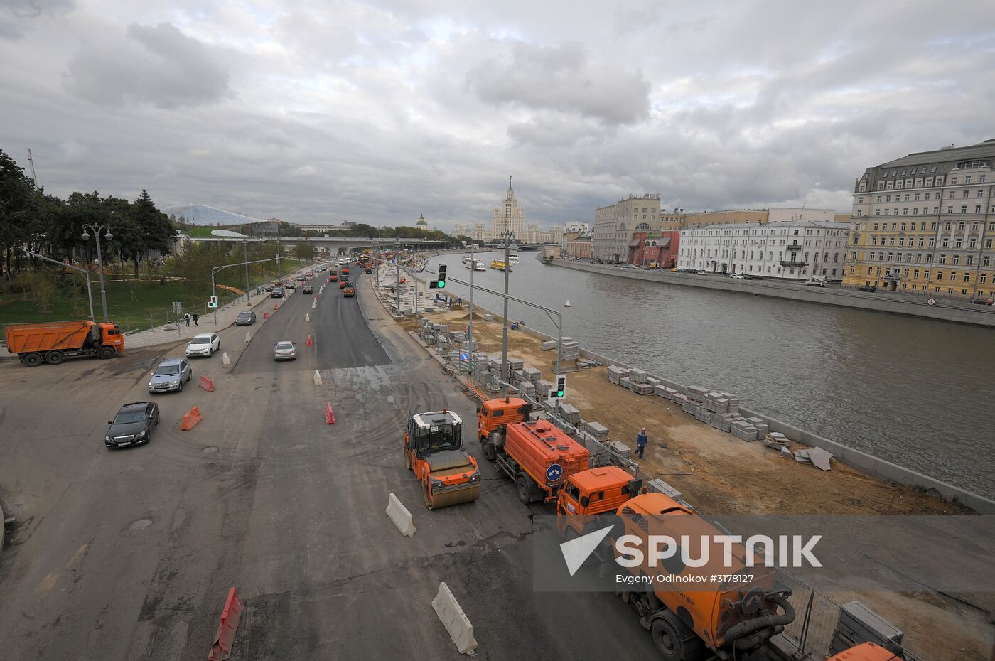 Streets undergo reconstruction in Moscow