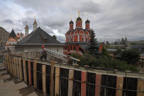 Streets undergo reconstruction in Moscow