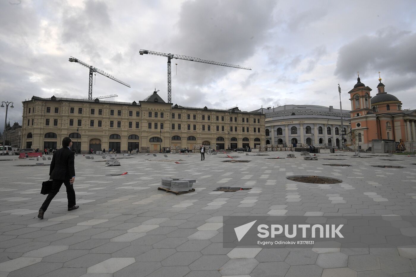 Streets undergo reconstruction in Moscow