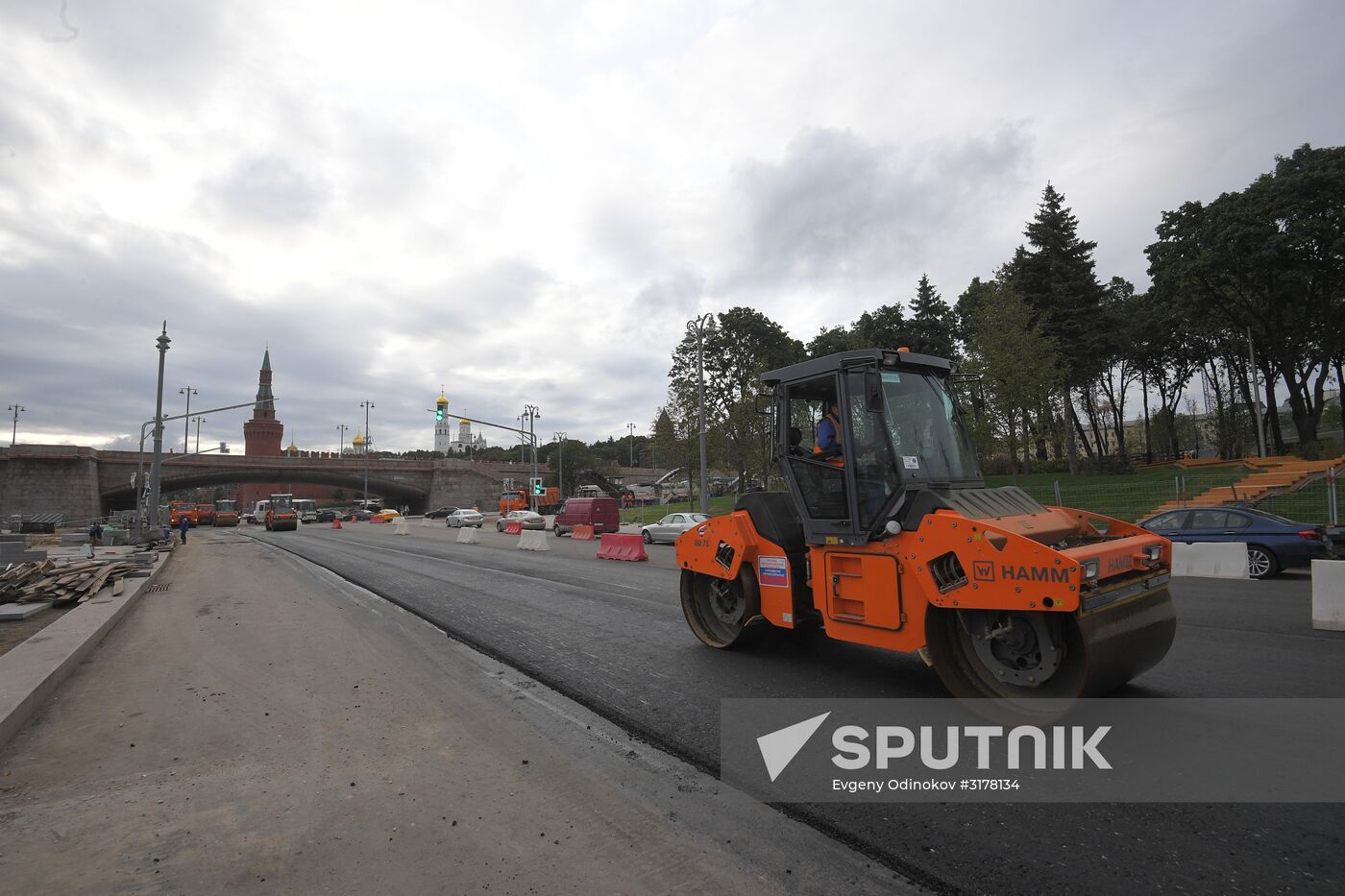 Streets undergo reconstruction in Moscow