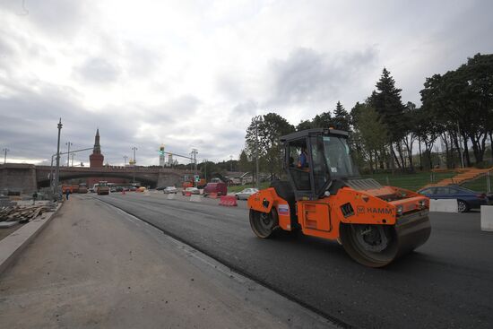 Streets undergo reconstruction in Moscow