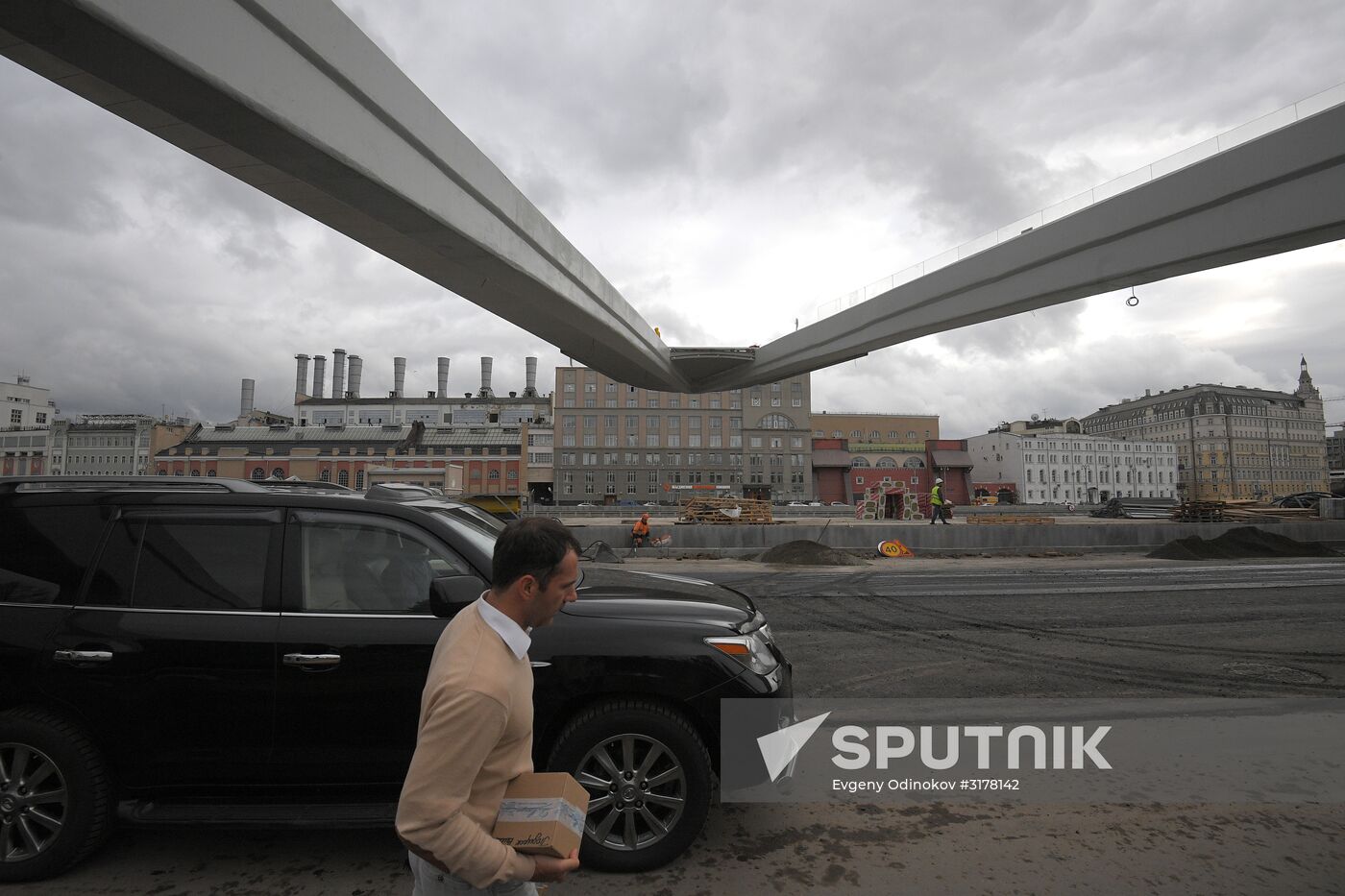 Streets undergo reconstruction in Moscow