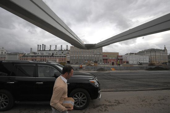 Streets undergo reconstruction in Moscow