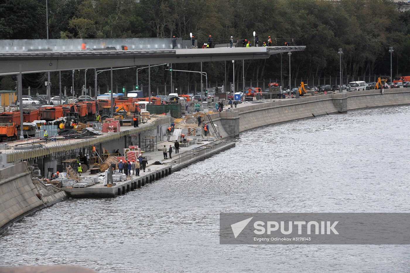 Streets undergo reconstruction in Moscow