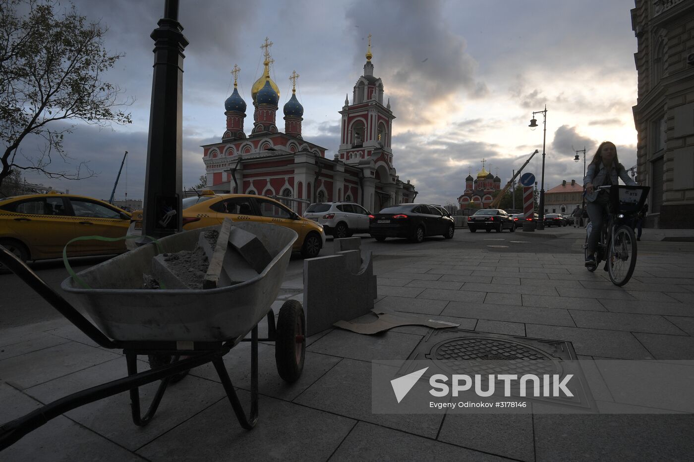 Streets undergo reconstruction in Moscow