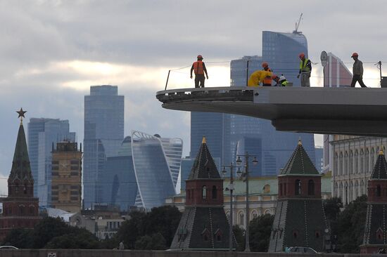 Streets undergo reconstruction in Moscow