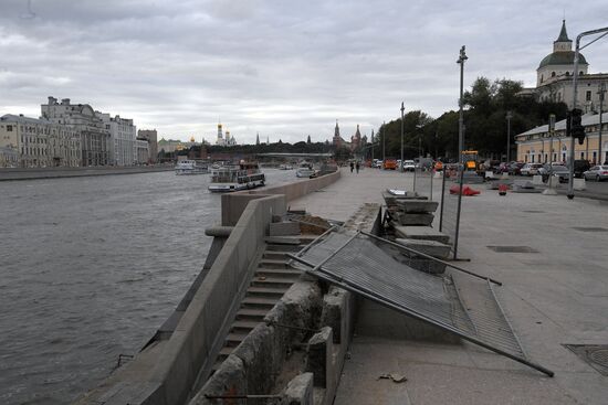 Streets undergo reconstruction in Moscow