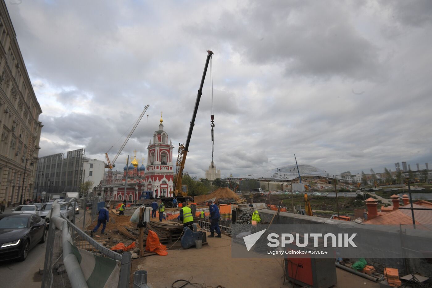 Streets undergo reconstruction in Moscow