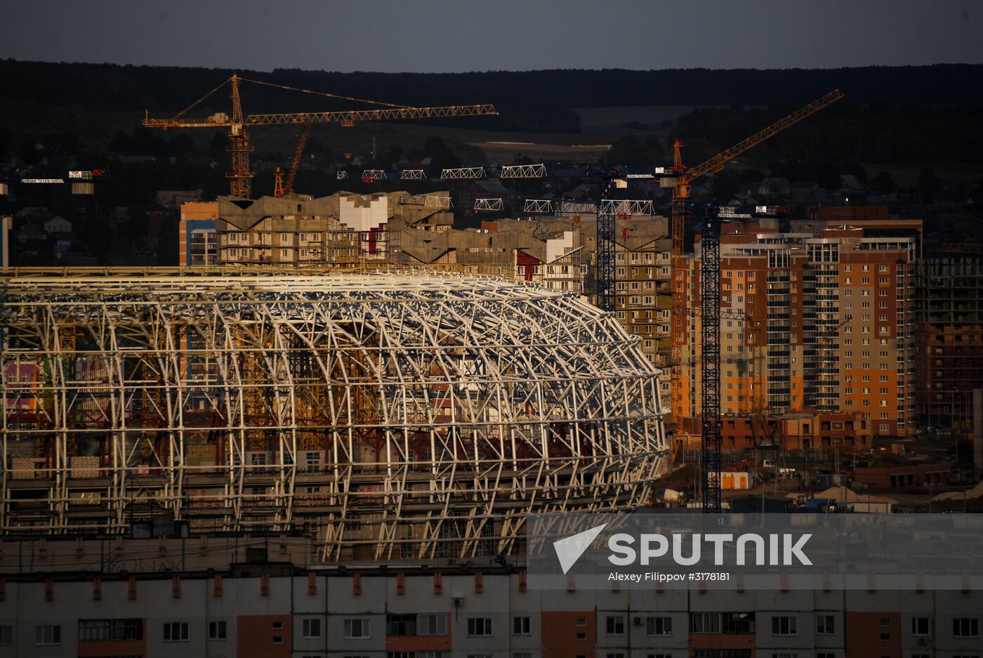 Construction of Mordovia Arena