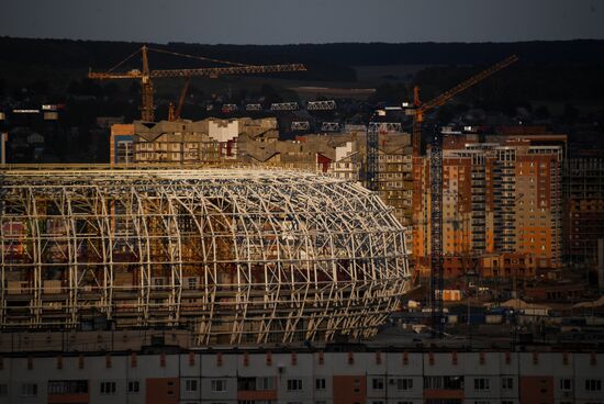 Construction of Mordovia Arena