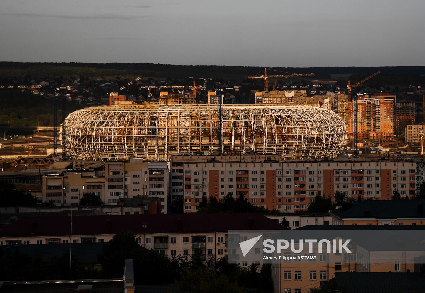 Construction of Mordovia Arena