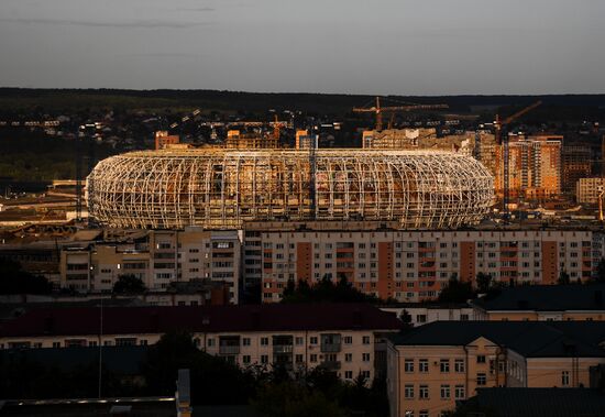 Construction of Mordovia Arena