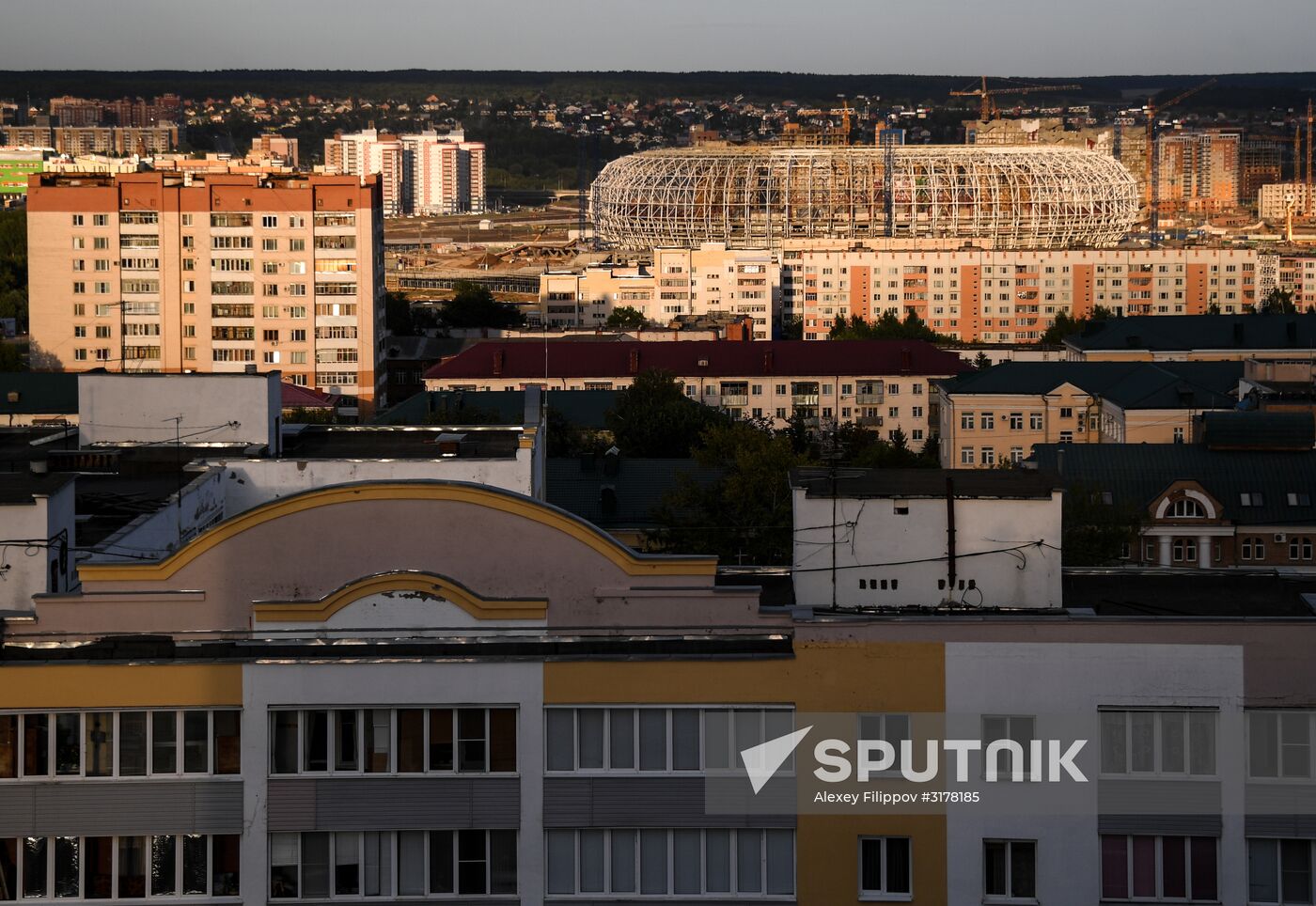 Construction of Mordovia Arena