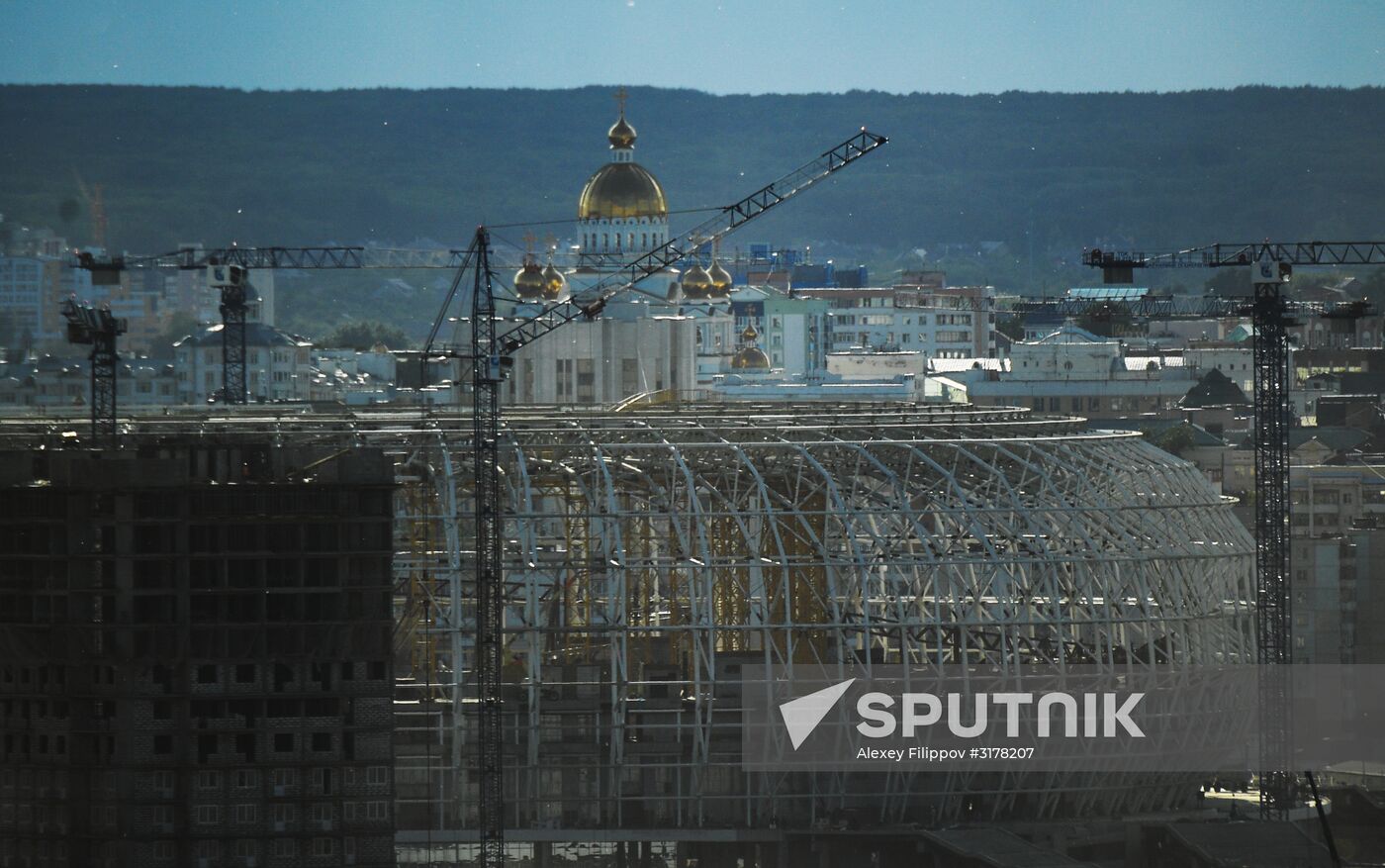 Construction of Mordovia Arena