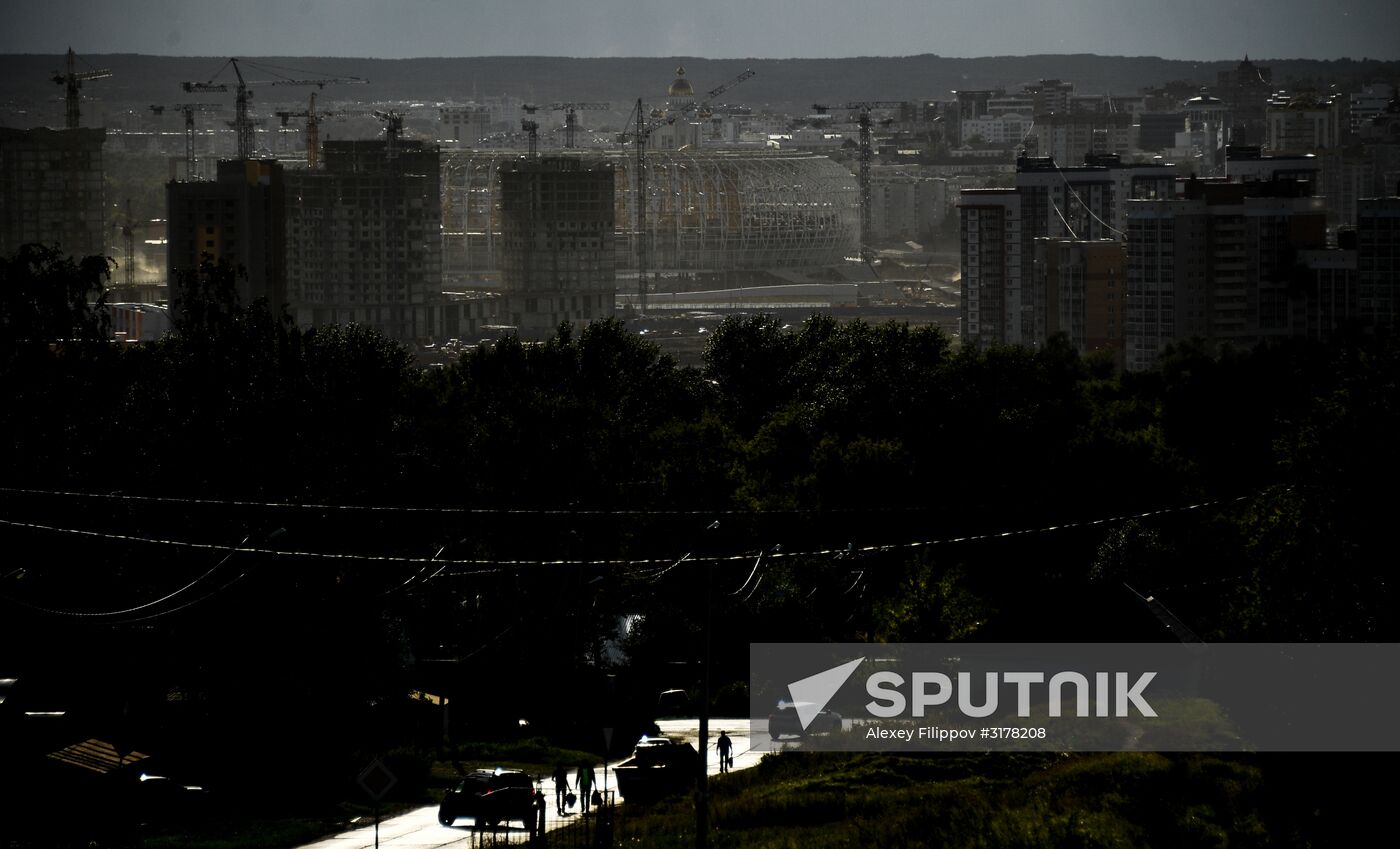 Construction of Mordovia Arena