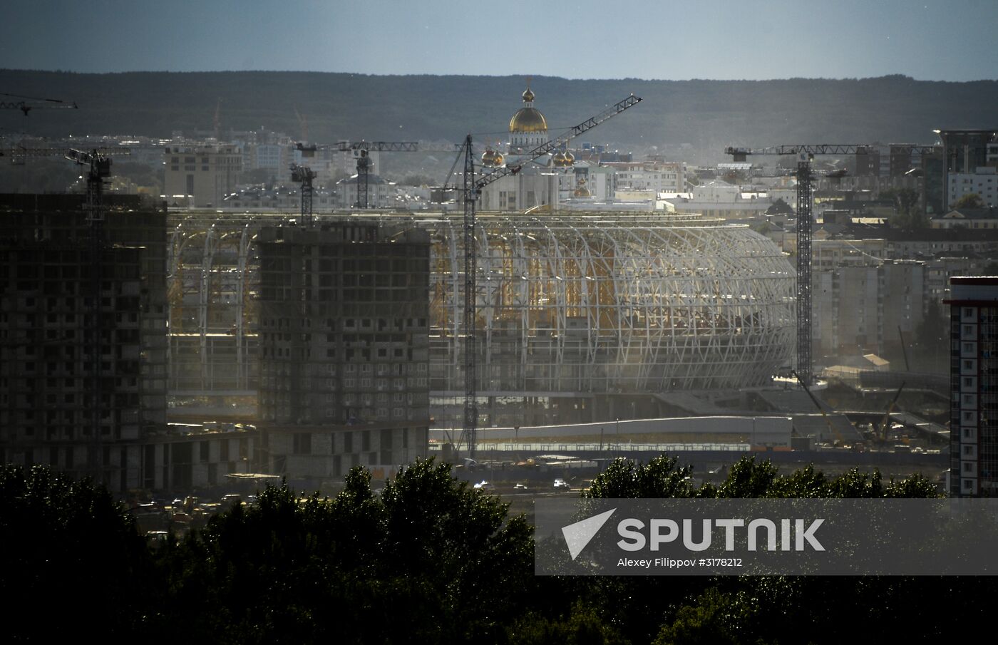 Construction of Mordovia Arena