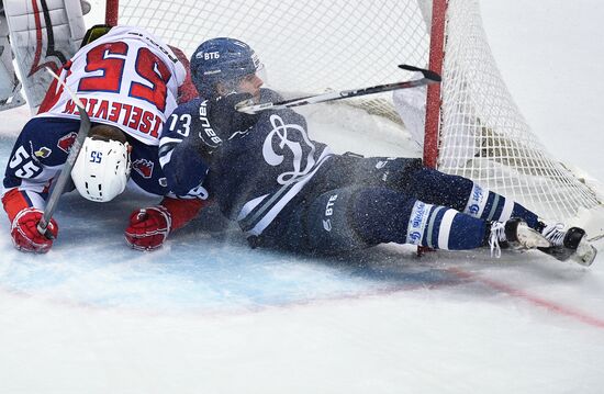 Kontinental Hockey League. Dynamo Moscow vs. CSKA
