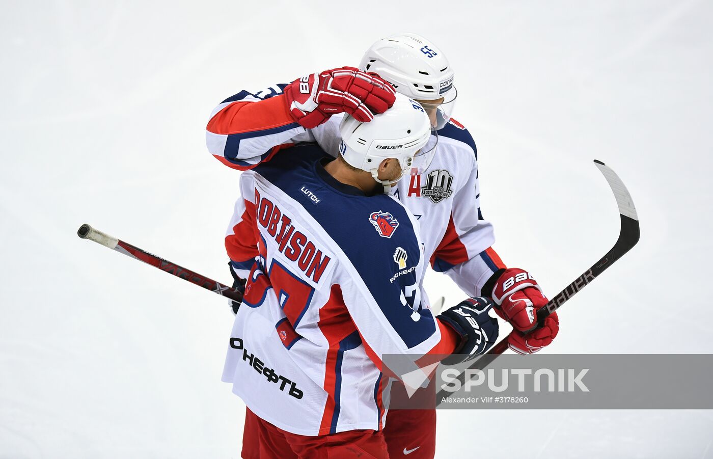 Kontinental Hockey League. Dynamo Moscow vs. CSKA