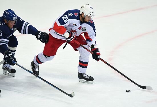 Kontinental Hockey League. Dynamo Moscow vs. CSKA