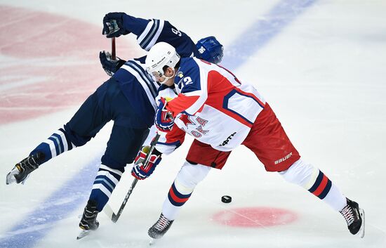 Kontinental Hockey League. Dynamo Moscow vs. CSKA