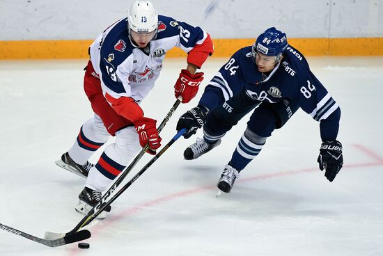 Kontinental Hockey League. Dynamo Moscow vs. CSKA