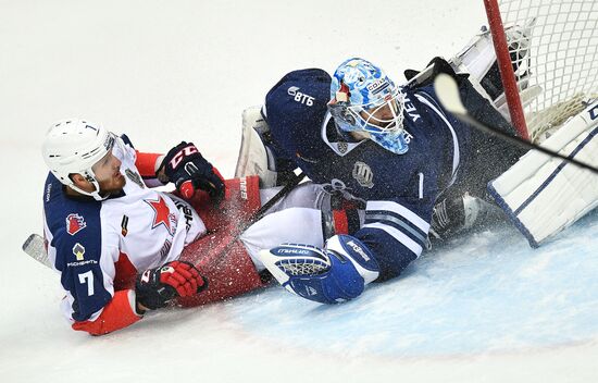 Kontinental Hockey League. Dynamo Moscow vs. CSKA