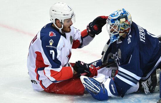 Kontinental Hockey League. Dynamo Moscow vs. CSKA