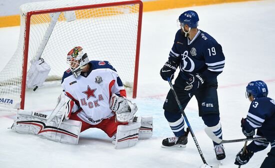 Kontinental Hockey League. Dynamo Moscow vs. CSKA
