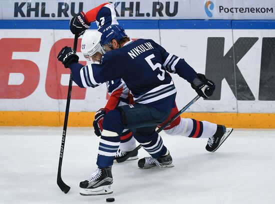 Kontinental Hockey League. Dynamo Moscow vs. CSKA