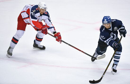 Kontinental Hockey League. Dynamo Moscow vs. CSKA