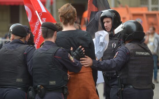 For Free Internet protest rally in Moscow