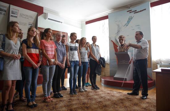 Young women enrolled to Krasnodar Aviation Institute to get flight profession