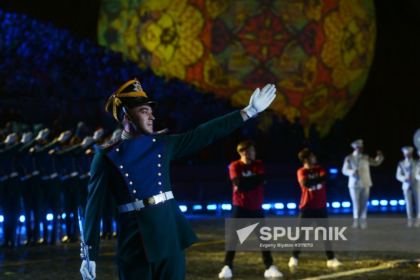 Opening ceremony for 10th Spasskaya Tower international military music festival